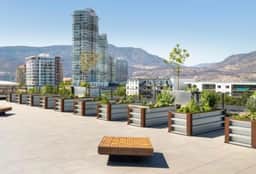 Stylish 2BR Condo, Downtown Kelowna, Balcony - Image 3